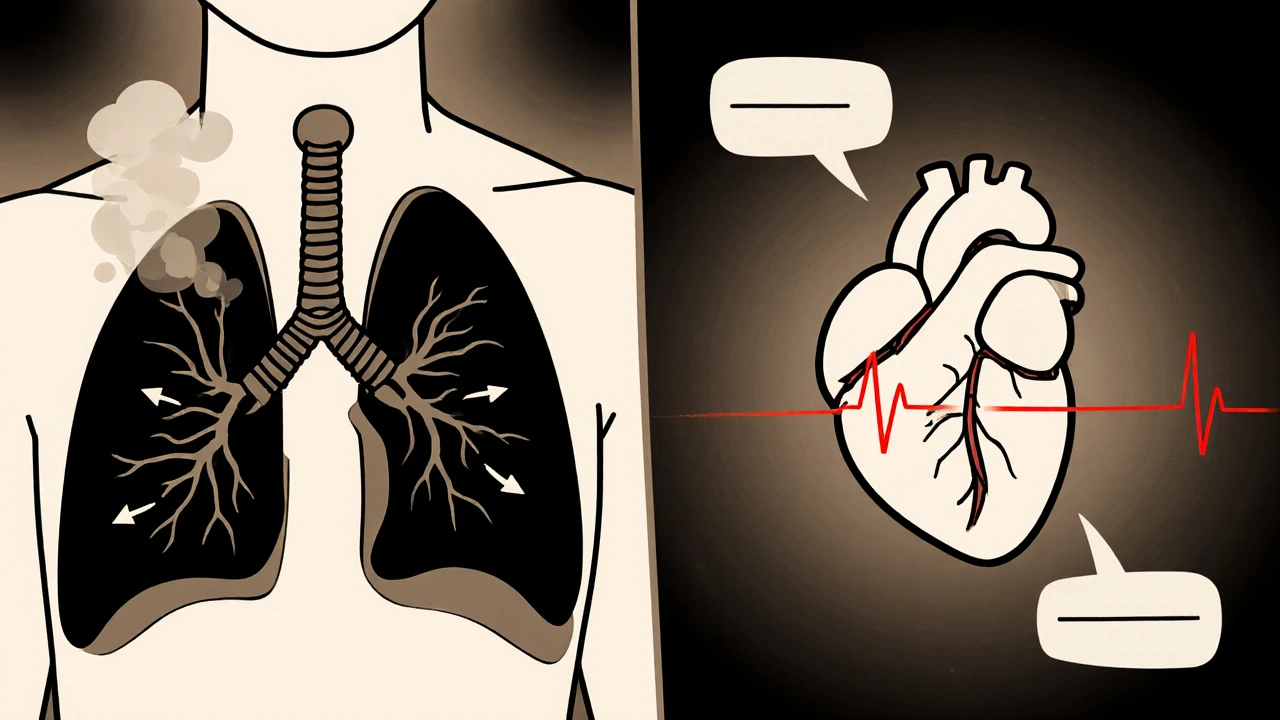 How Obstructive Pulmonary Disease Affects the Cardiovascular System