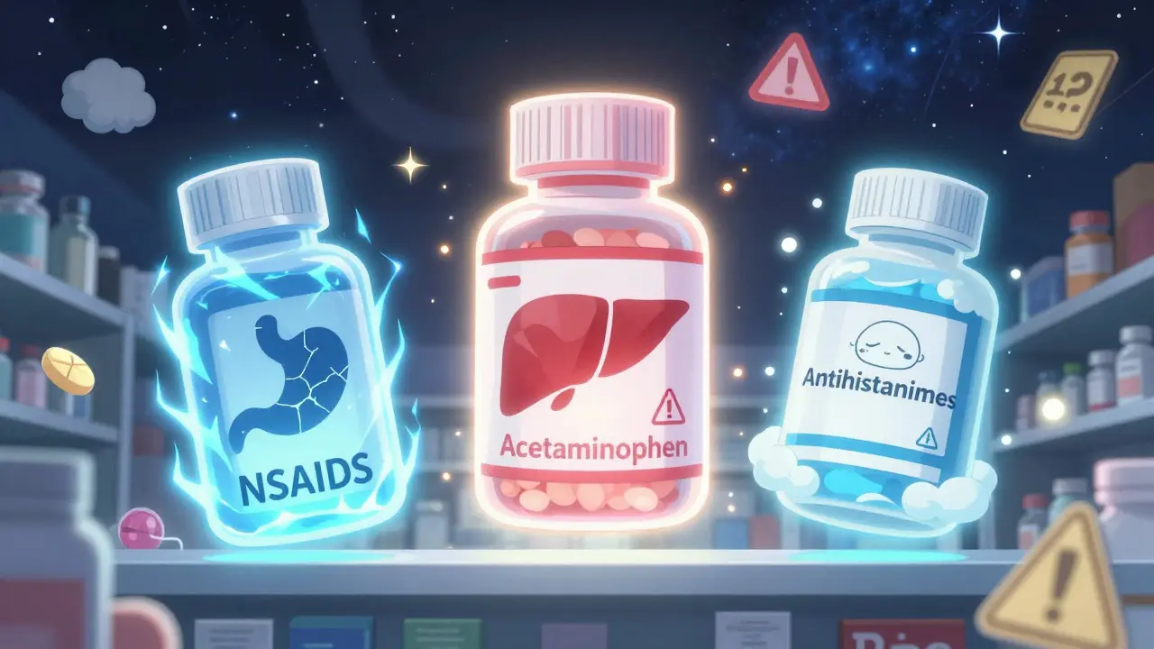 Over-the-Counter Medications: NSAIDs, Acetaminophen, and Antihistamines Explained